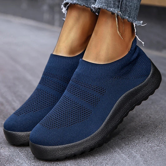 Pair of Women's Slip-On Sport Sneakers