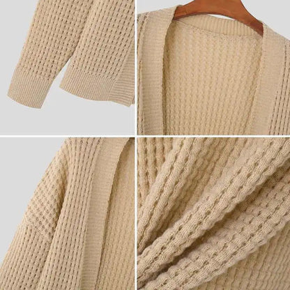 Men’s Fashion Hollow Design Cardigan