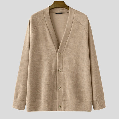 Men’s Vintage-Style V-Neck Cardigan