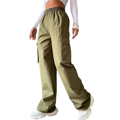 Women’s Cargo Trousers  Wide Leg Joggers