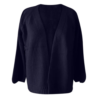 Women's Open-Front Knitted Cardigan