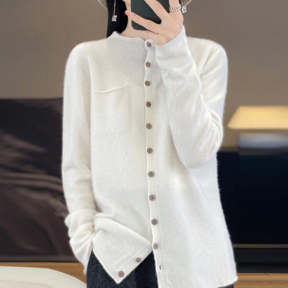 New Merino Wool Sweater Cardigan