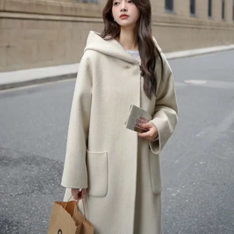Women’s Hooded Long Coat