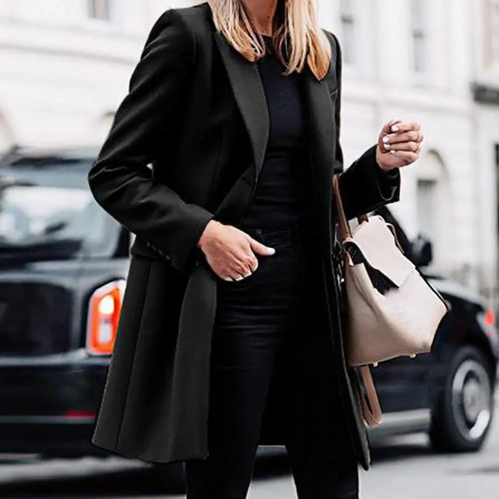 Women’s Long Blazer Trench Coat