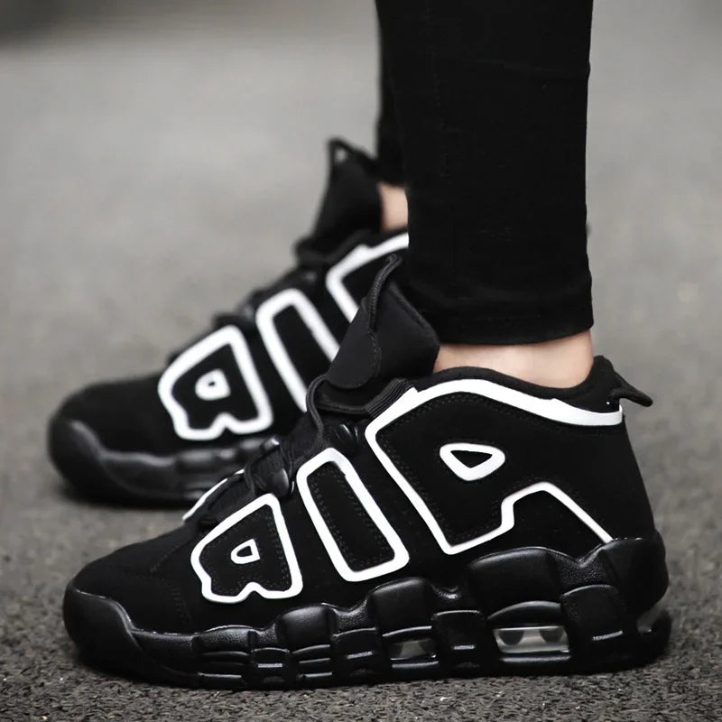Pair of Men’s High-Top Running Sneakers