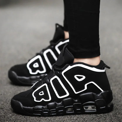 Pair of Men’s High-Top Running Sneakers