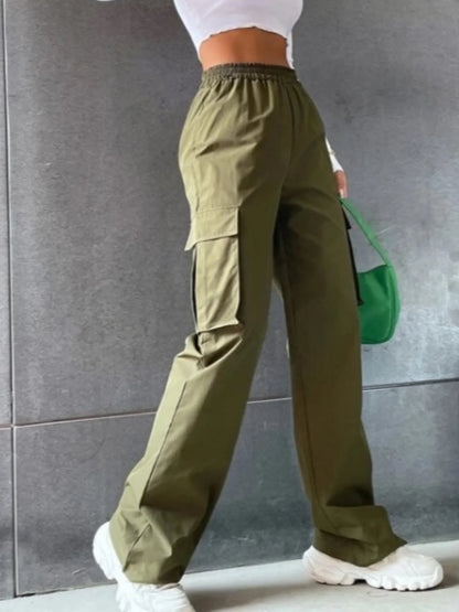 Women's Wide-Leg Cargo Pants