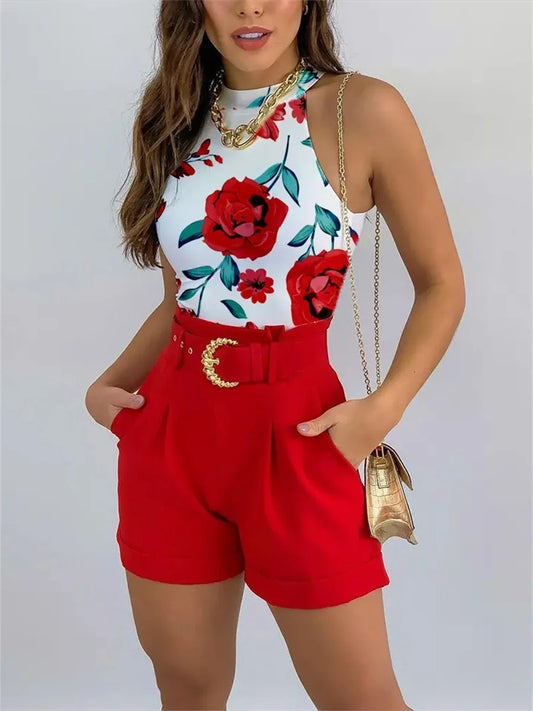 Sleeveless Halter Vest Tank Top