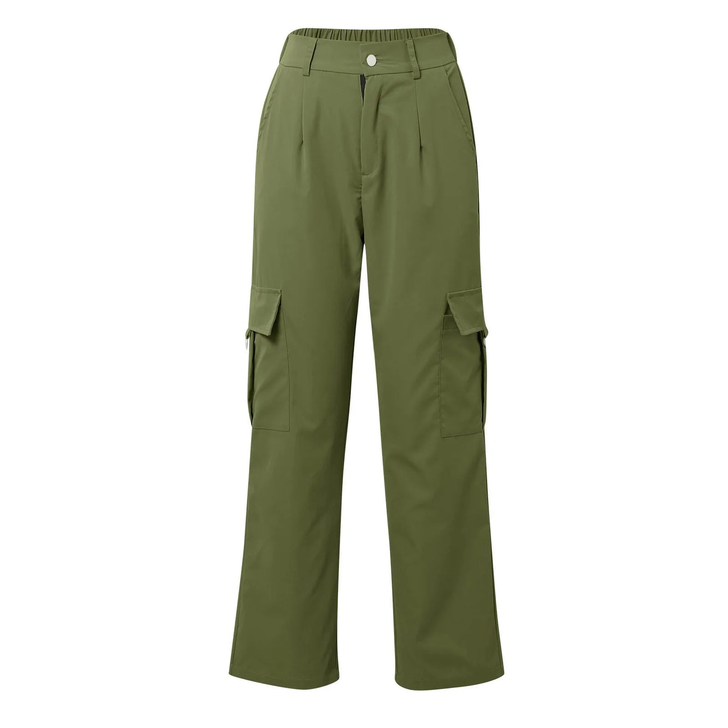 Women’s High-Waist Cargo Parachute Pants