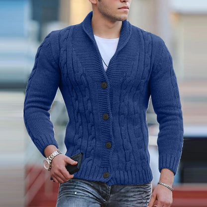 Men’s Fashion Knitted Cardigan Sweater