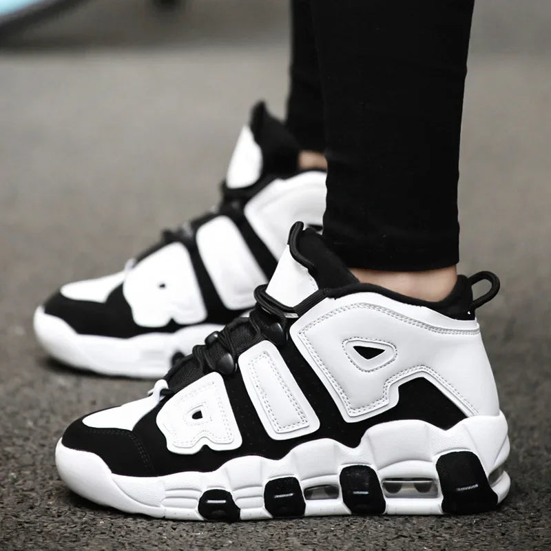 Pair of Men’s High-Top Running Sneakers