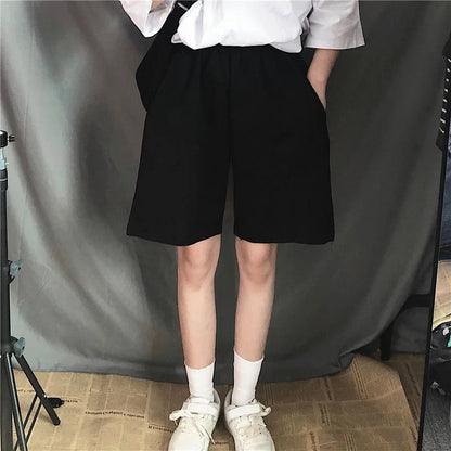 Women's Summer Gray Wide-Leg Shorts