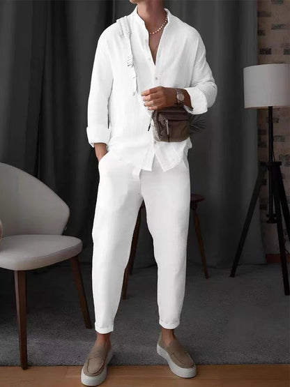 Men’s Cotton Two-Piece Suit