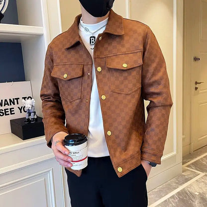 Men’s Light Luxury Lapel Collar Jacket