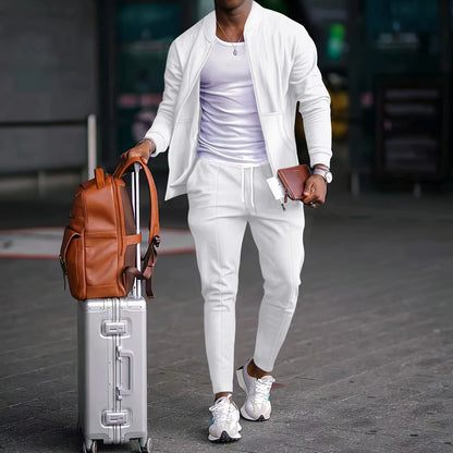 Autumn Winter Men's Casual Blazer Set  