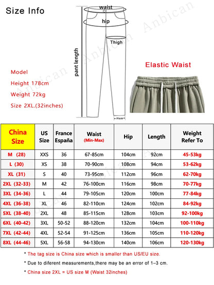 Big Size Men’s Casual Baggy Jogger Pants