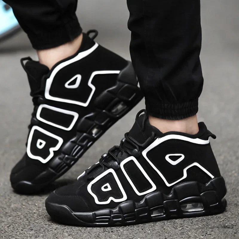 Pair of Men’s High-Top Running Sneakers