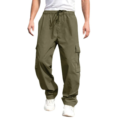Men’s Loose Straight-Leg Casual Pants