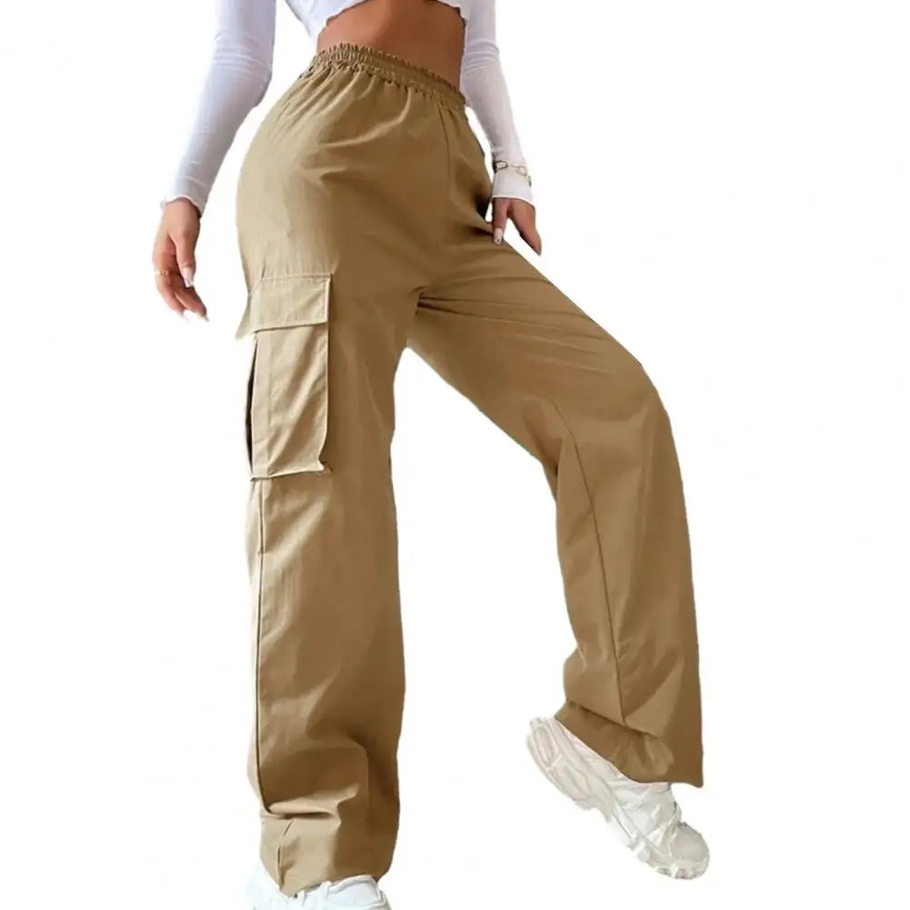 Women’s Cargo Trousers  Wide Leg Joggers