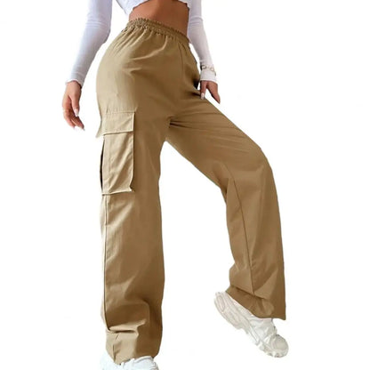 Women’s Cargo Trousers  Wide Leg Joggers