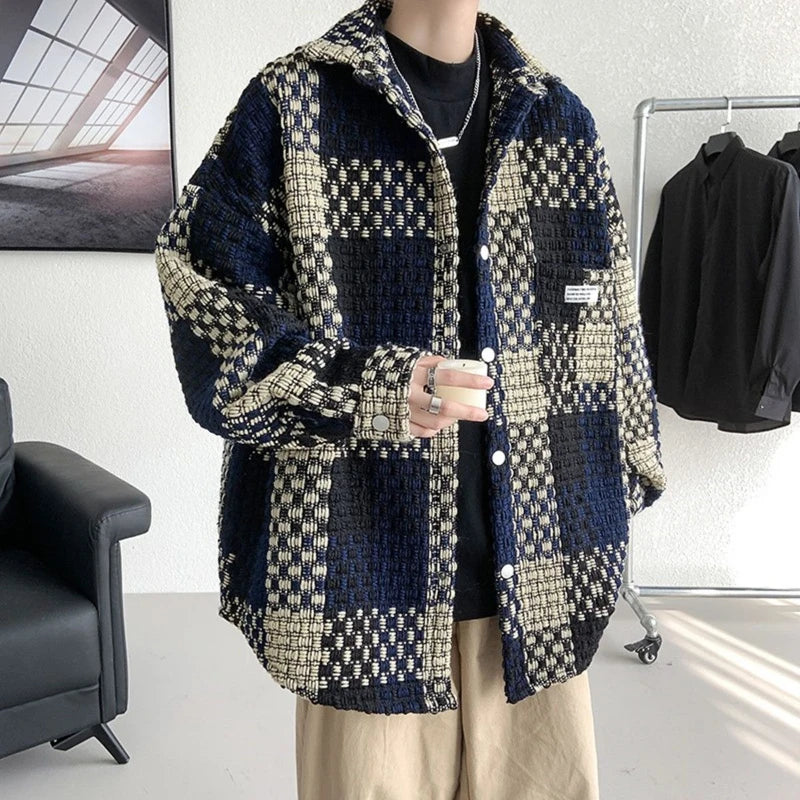 Men’s Retro Plaid Jacket