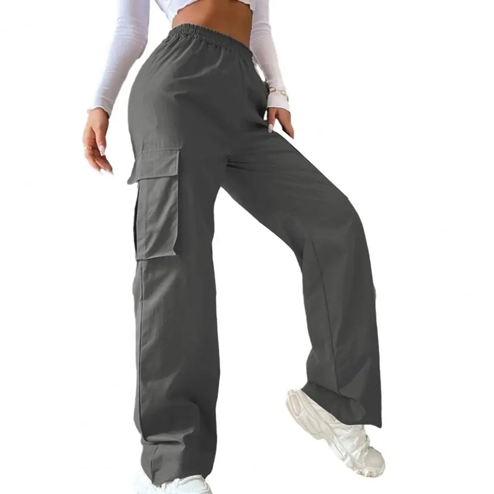Women’s Cargo Trousers  Wide Leg Joggers