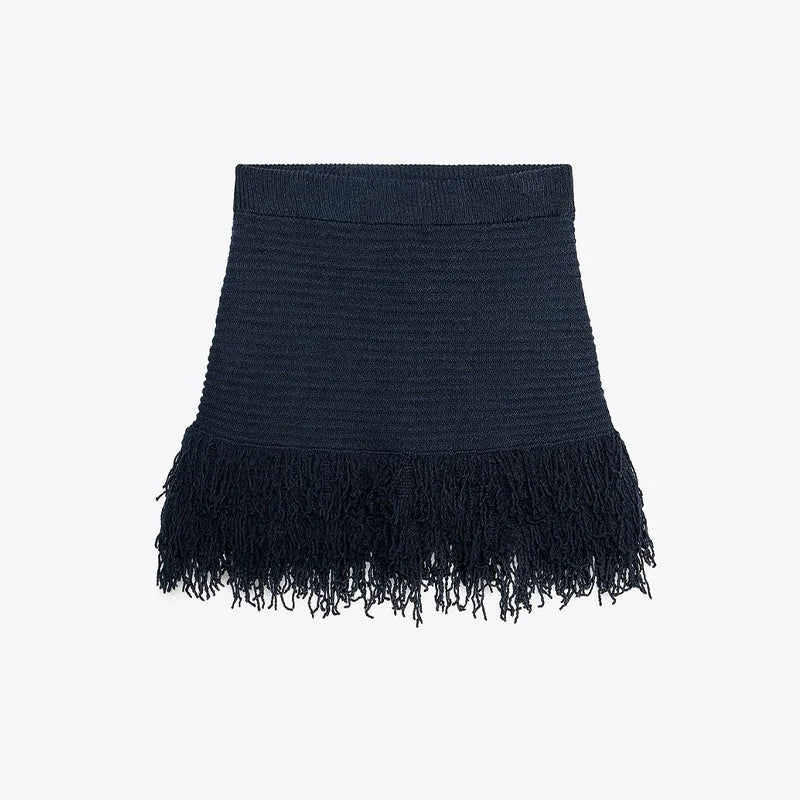 Knitted Hollow-Out Single-Breasted Cardigan