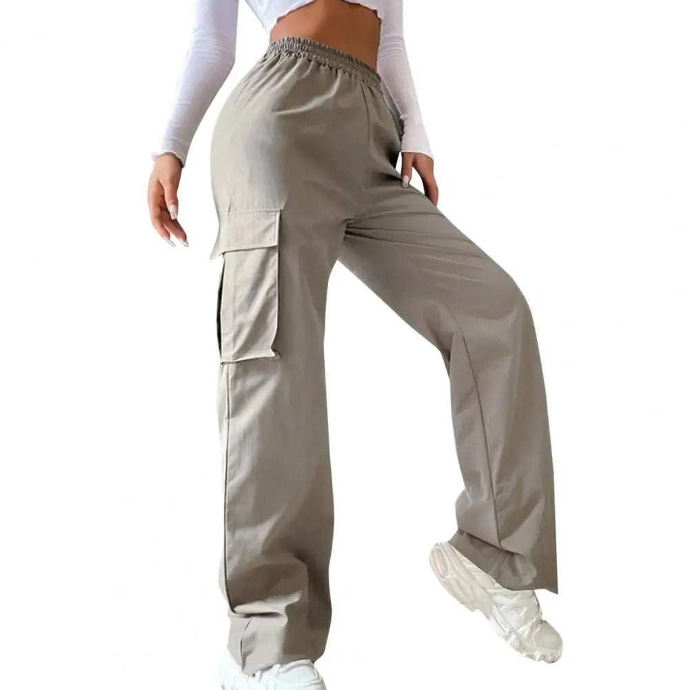 Women’s Cargo Trousers  Wide Leg Joggers