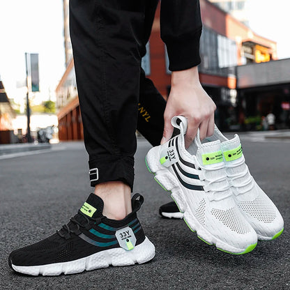 Pair of Men’s Breathable Classic Running Sneakers
