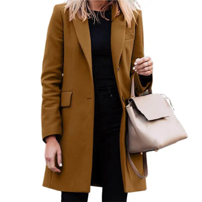 Women’s Long Blazer Trench Coat
