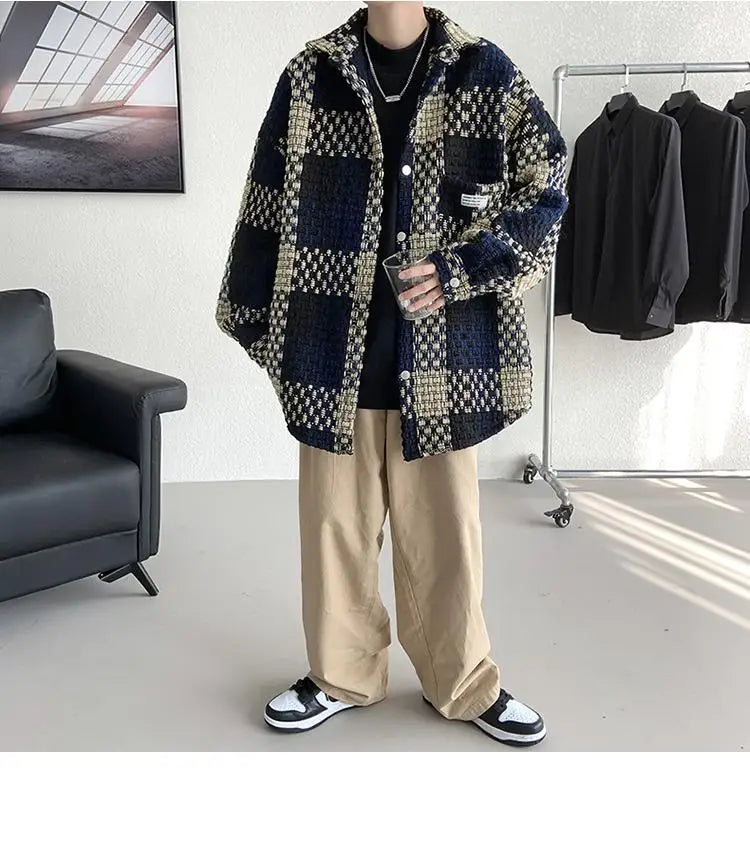 Men’s Retro Plaid Jacket