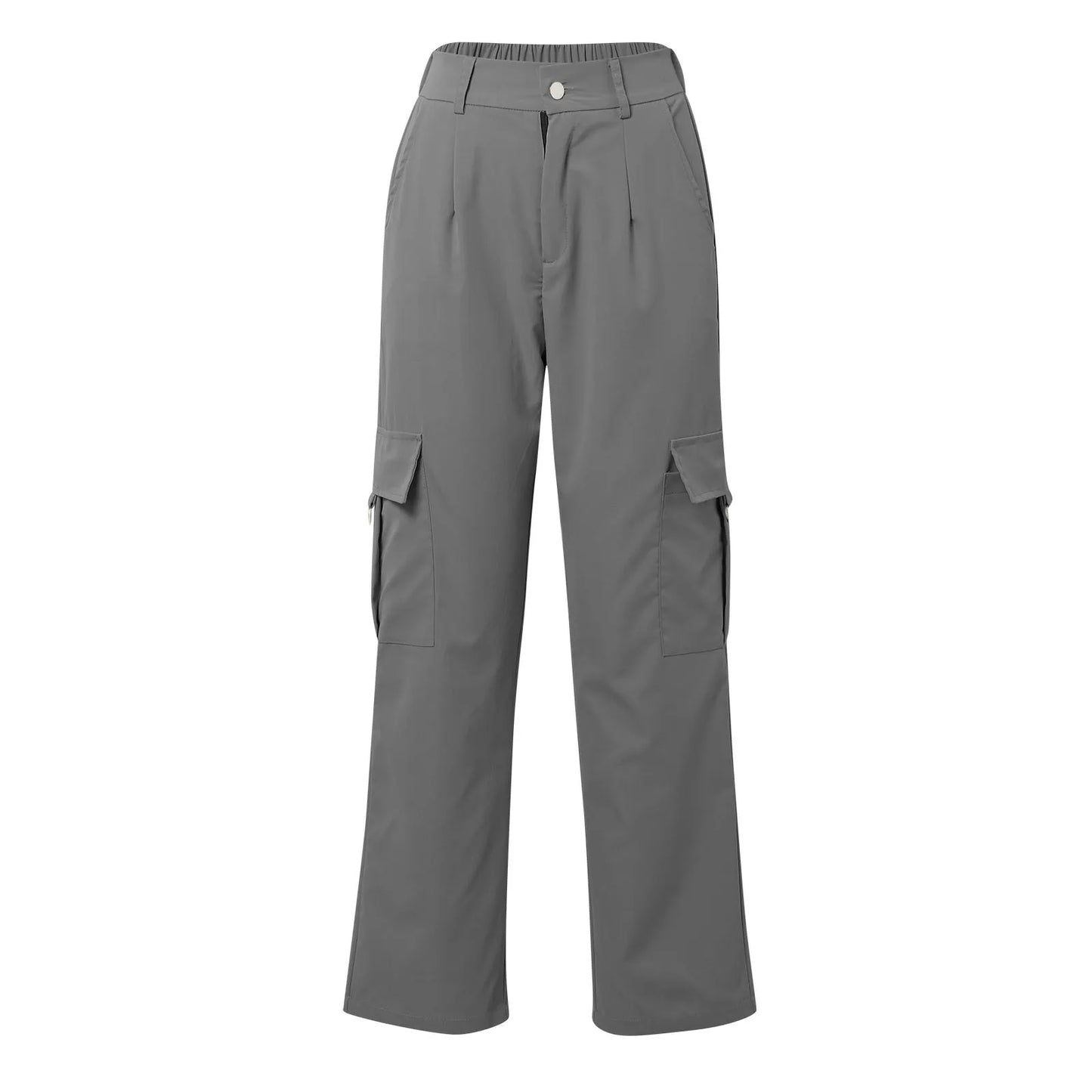 Women’s High-Waist Cargo Parachute Pants