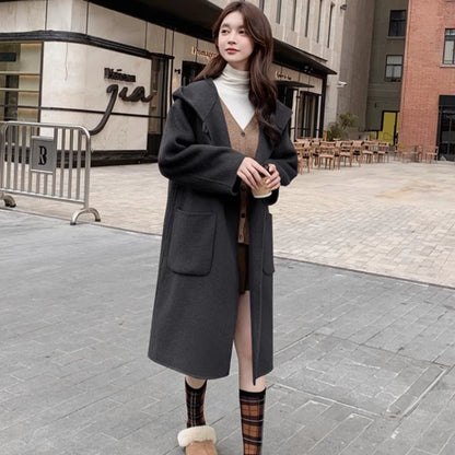 Women’s Hooded Long Coat