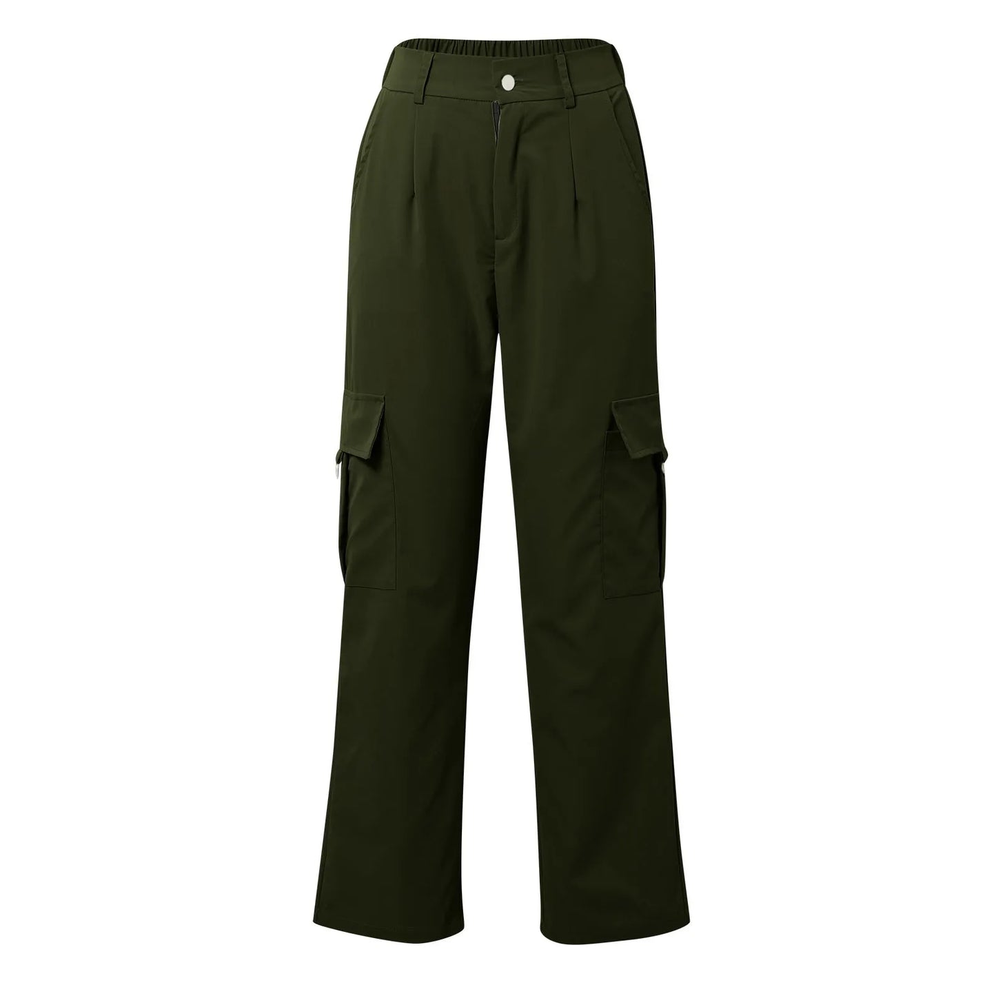 Women’s High-Waist Cargo Parachute Pants
