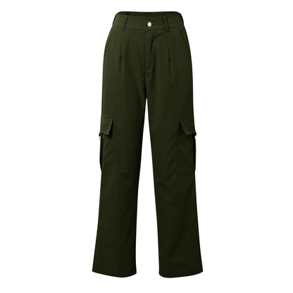 Women’s High-Waist Cargo Parachute Pants