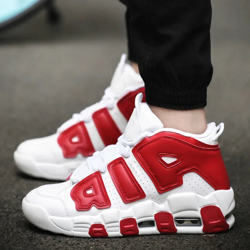Pair of Men’s High-Top Running Sneakers