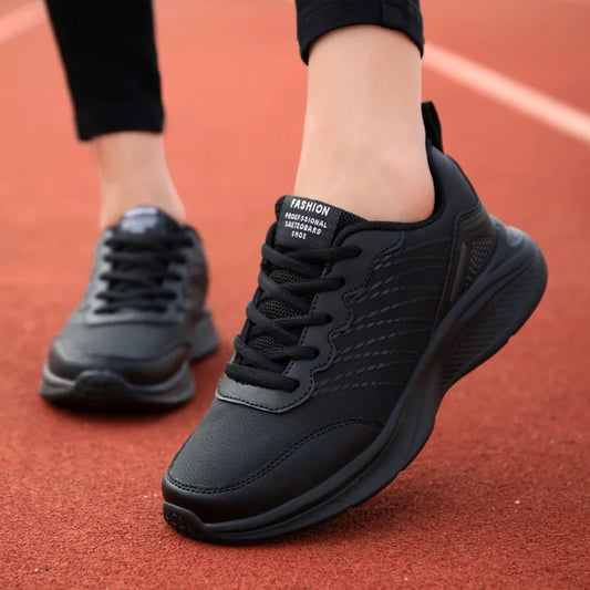Pair of Women's Lace-Up Sneakers