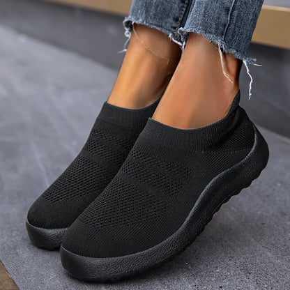 Pair of Women's Slip-On Sport Sneakers