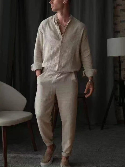 Men’s Cotton Two-Piece Suit