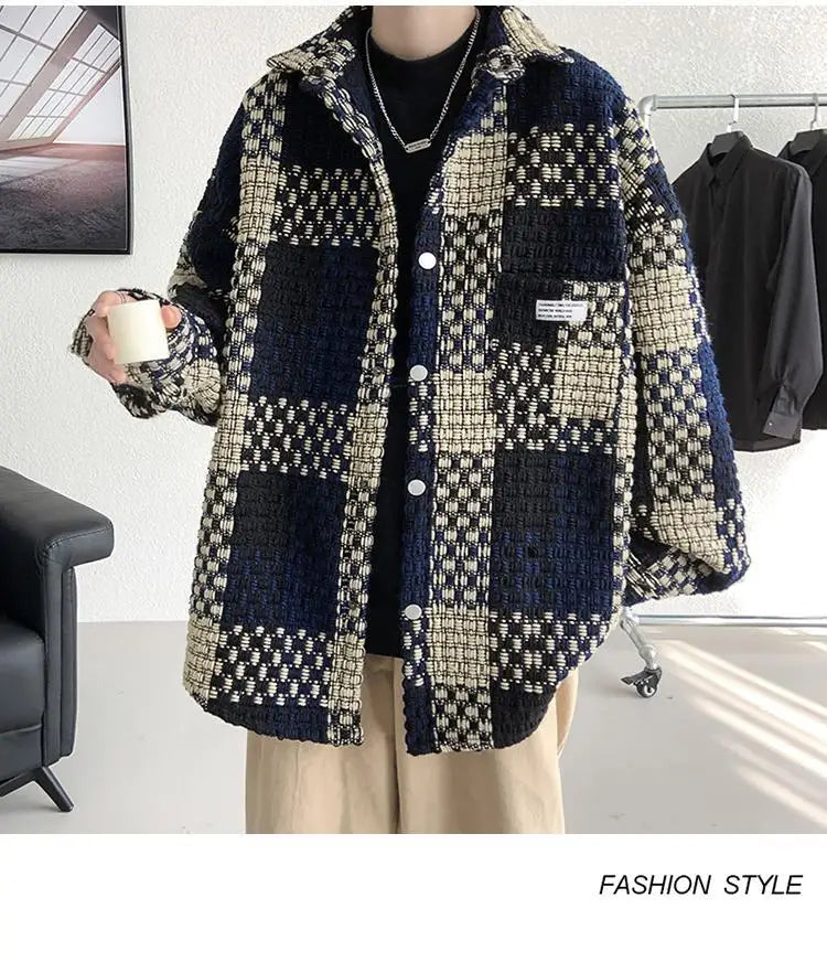 Men’s Retro Plaid Jacket