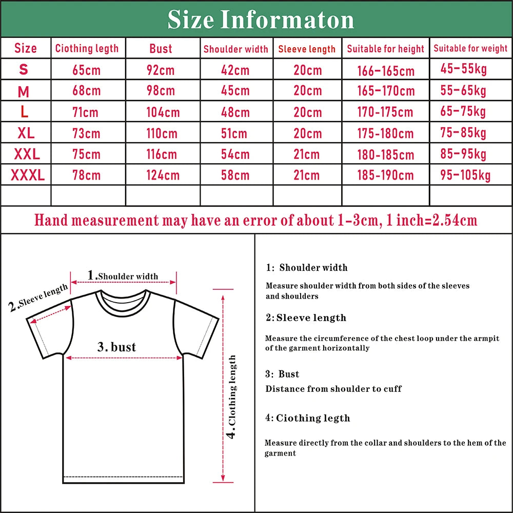 Men's Short Sleeve Cotton T-Shirt