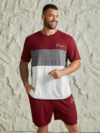Men’s 3D Print Summer Sportswear Set