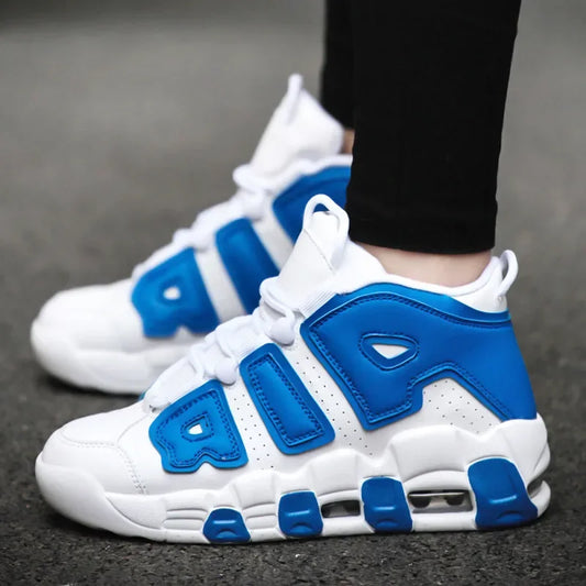 Pair of Men’s High-Top Running Sneakers