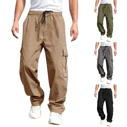 Men’s Loose Straight-Leg Casual Pants