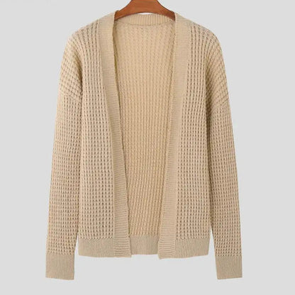 Men’s Fashion Hollow Design Cardigan
