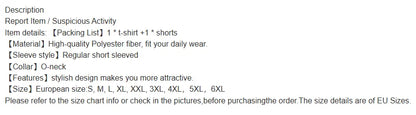 Men’s 3D Print Summer Sportswear Set